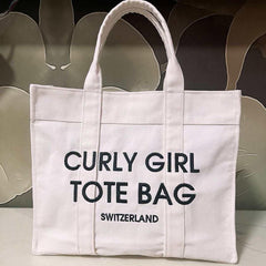 Curly Girl Tote Bag