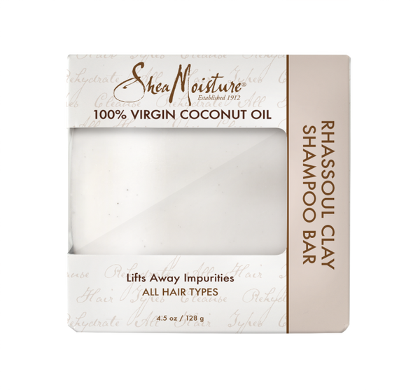 SheaMoisture 100% Virgin Coconut Oil Rhassoul Clay Shampoo Bar